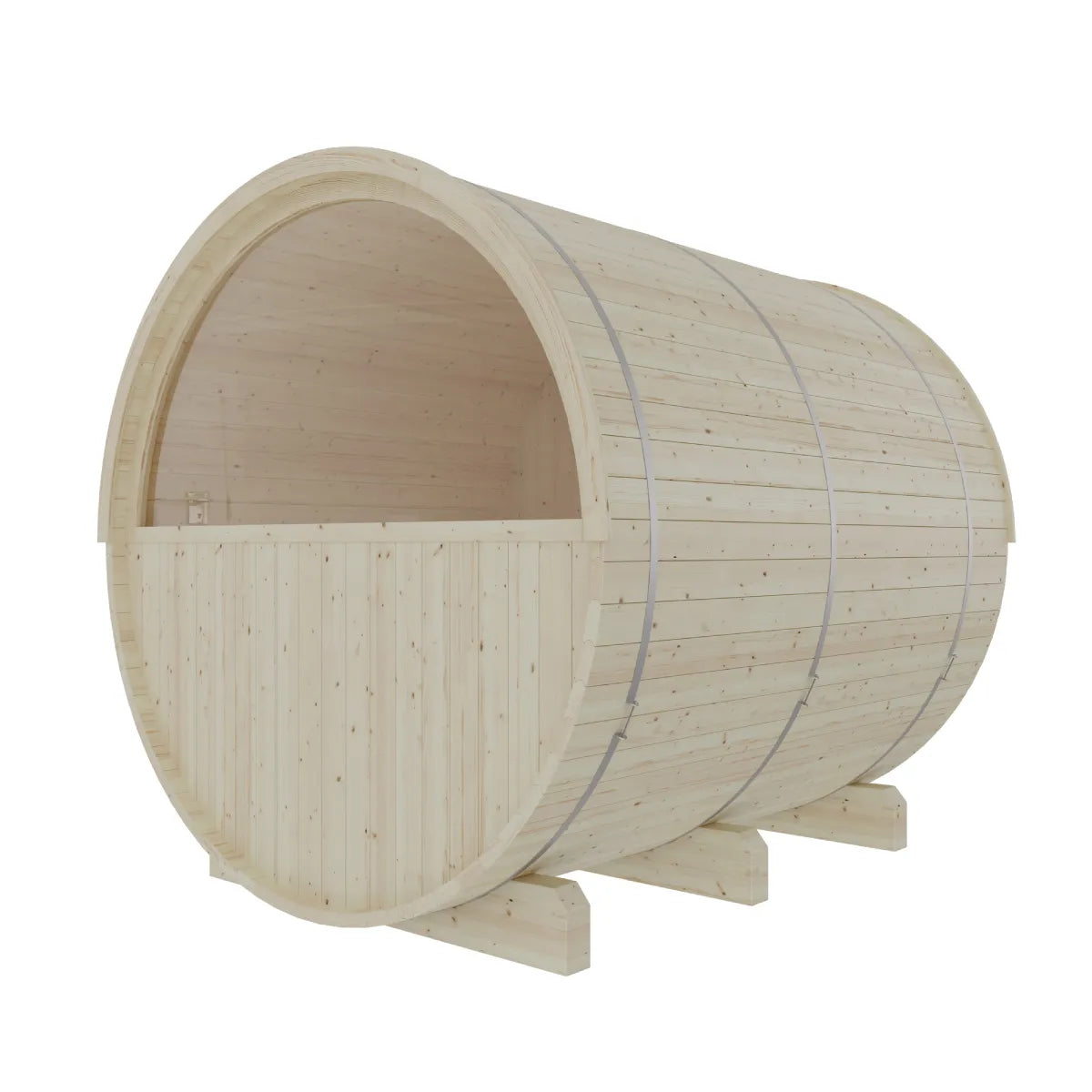 Finnish Barrel Sauna Helsinki — 4-Person with Terrace