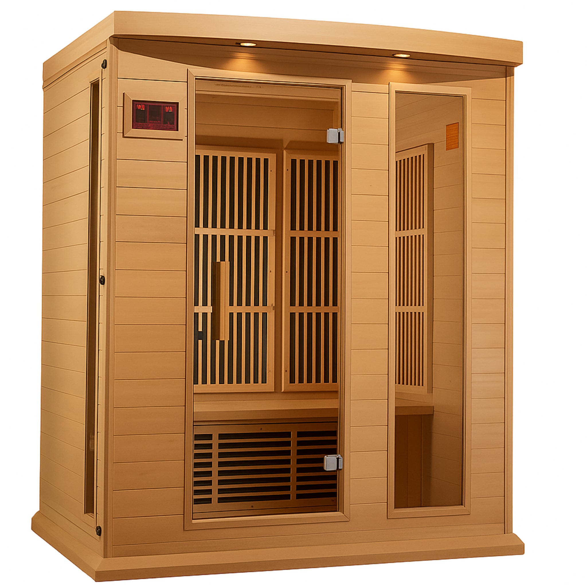 FAR Infrared Sauna in Hemlock - 3-Person