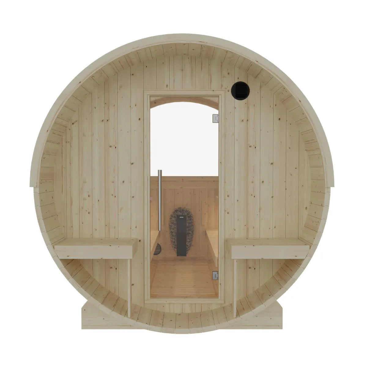 Finnish Barrel Sauna Helsinki — 4-Person with Terrace