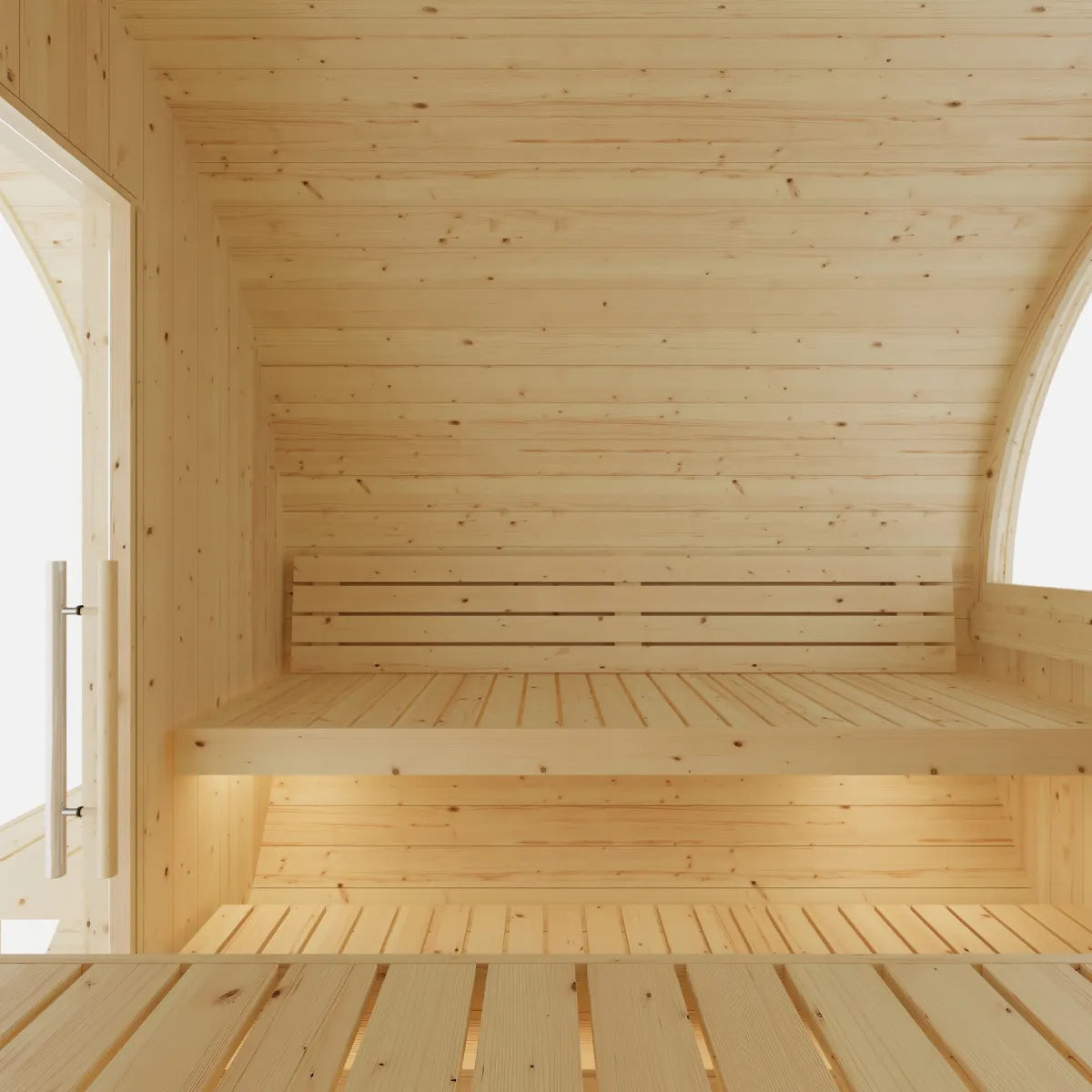 Finnish Barrel Sauna Helsinki — 4-Person with Terrace