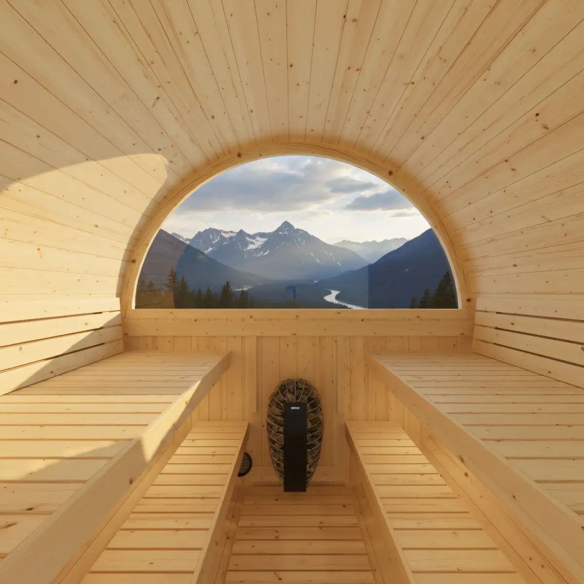 Finnish Barrel Sauna Turku — 6-Person with Terrace
