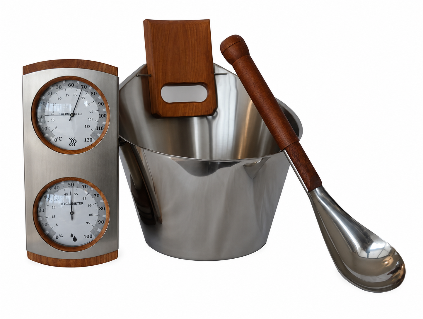 Sauna Accessories Set - Stainless Steel